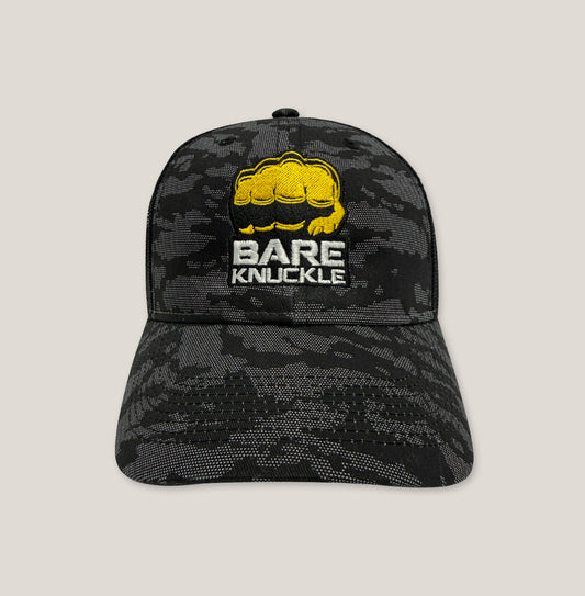 BKFC OG BLACK CAMO TRUCKER SNAPBACK