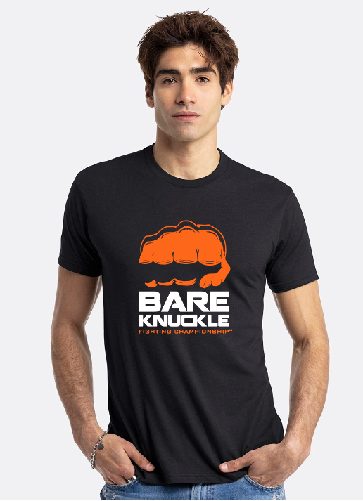 Classic Logo Tee, Black and Orange