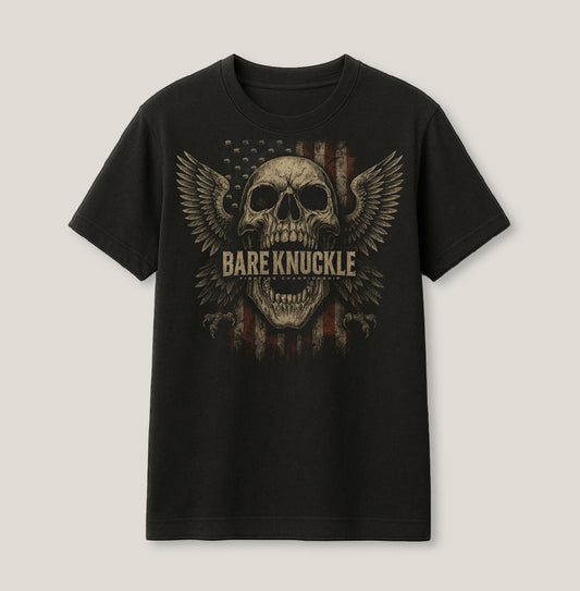 BKFC AMERICANA SKULL TEE