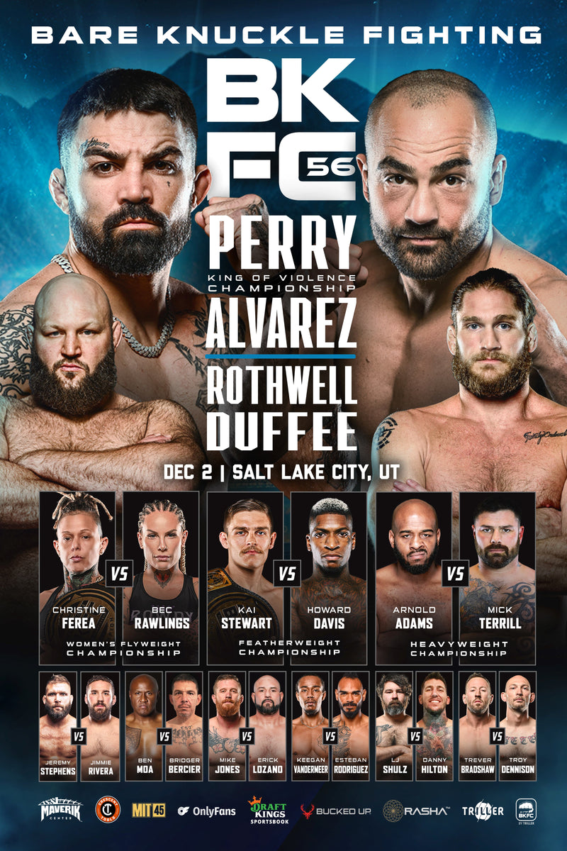 BKFC 56 Autographed Fight Poster – BKFC Shop