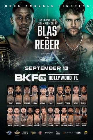 BKFC 66 Autographed Fight Poster