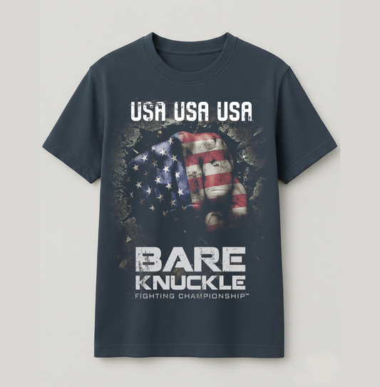 BKFC USA POWER FIST TEE