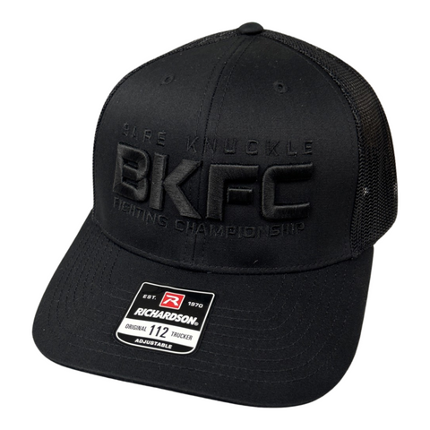 BKFC Letter Logo 2 Puff Embroidery Trucker Hat