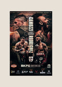 BKFC DENVER SIGNED POSTER