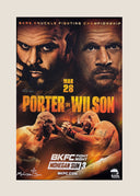 BKFC MOHEGAN SUN SIGNED POSTER