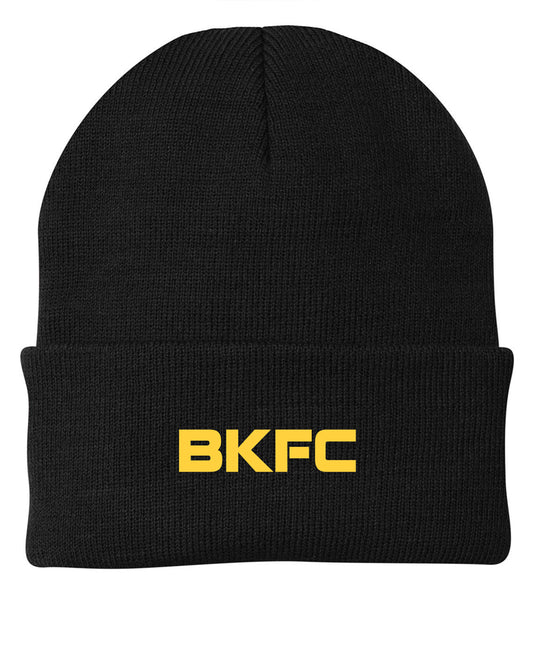 BKFC Black/Yellow Beanie Hat