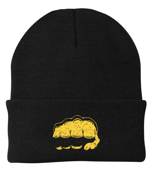 BKFC Black/Yellow Beanie Hat