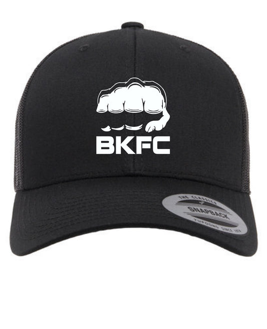 BKFC Black/White Trucker Hat