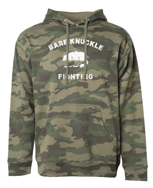 Bare Knuckle Fighting Camo Hoodie