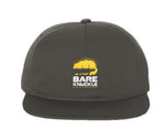 BKFC Domed Logo Unstructured 5-Panel Flat Bill Snapback Hat