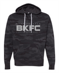 BKFC Letter Logo 2 Black Camo Lightweight Hoodie