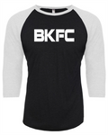 BKFC Puff Letter Logo 3/4 Sleeve Raglan Shirt