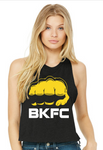 BKFC Logo II Ladies Cropped Racerback Tank