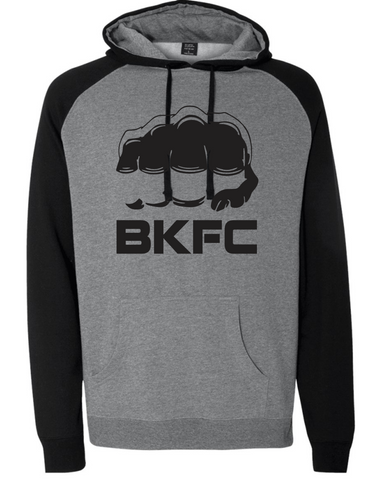 BKFC Logo 2 Raglan Fleece Hoodie