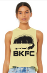 BKFC Logo II  Ladies Cropped Racerback Tank