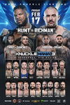 KnuckleMania 3 Autographed Fight Poster