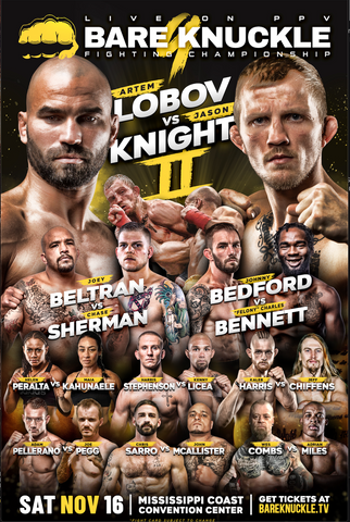BKFC 9 Autographed Fight Poster